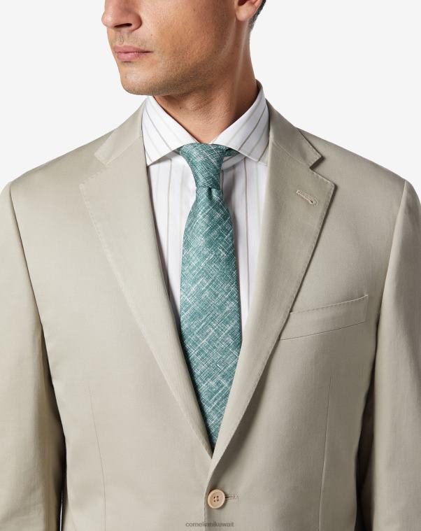 رجال Corneliani أخضر ربطة عنق حريرية مطبوعة مُكَمِّلات Z2F68388