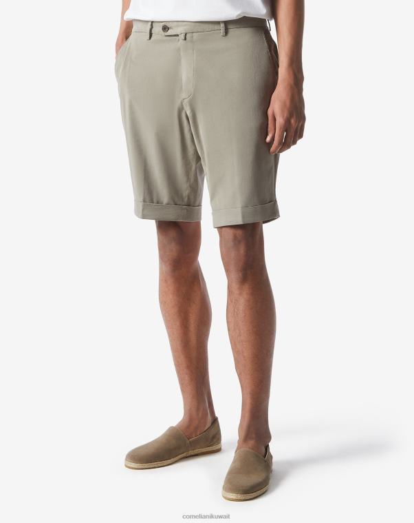 رجال Corneliani أخضر تمتد السراويل القطنية ملابس Z2F68340