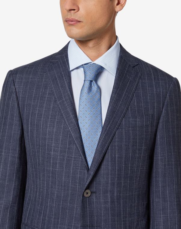 رجال Corneliani أزرق فاتح ربطة عنق بالحرير مُكَمِّلات Z2F68385