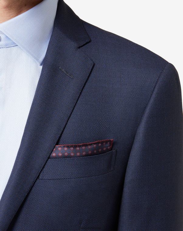 رجال Corneliani أزرق مربع جيب حريري بطباعة مزدوجة مُكَمِّلات Z2F68397