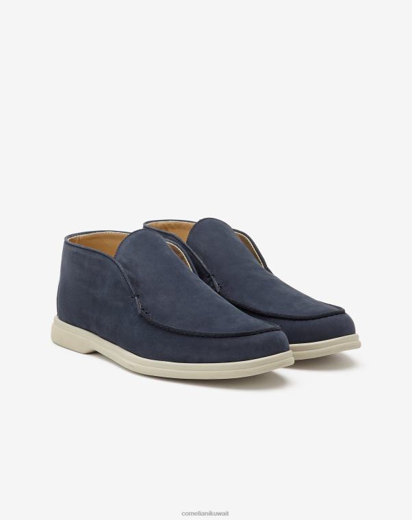 رجال Corneliani الأزرق الداكن حذاء نوبوك سهل الارتداء أحذية Z2F68406