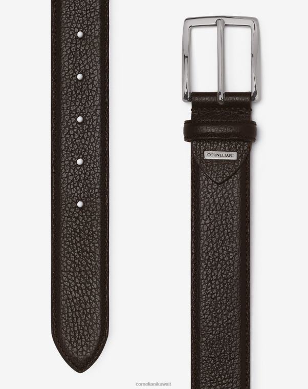 رجال Corneliani بني حزام من الجلد بطباعة جلد الغزال مُكَمِّلات Z2F68376