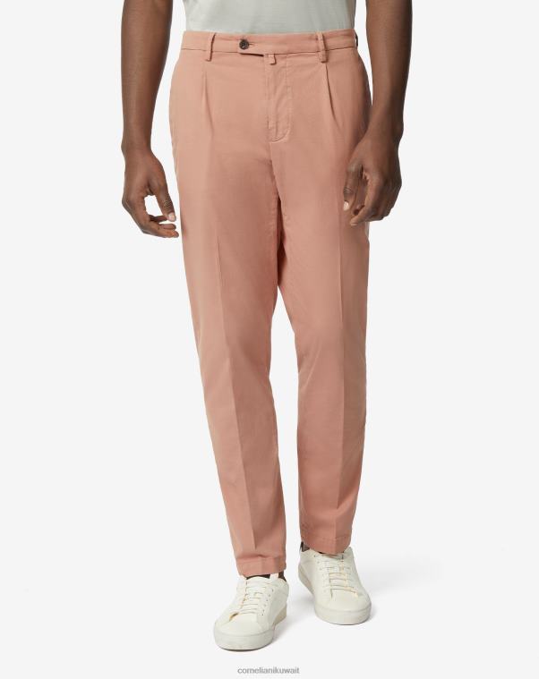 رجال Corneliani سيينا المحروقة سراويل قطنية ملابس Z2F68314